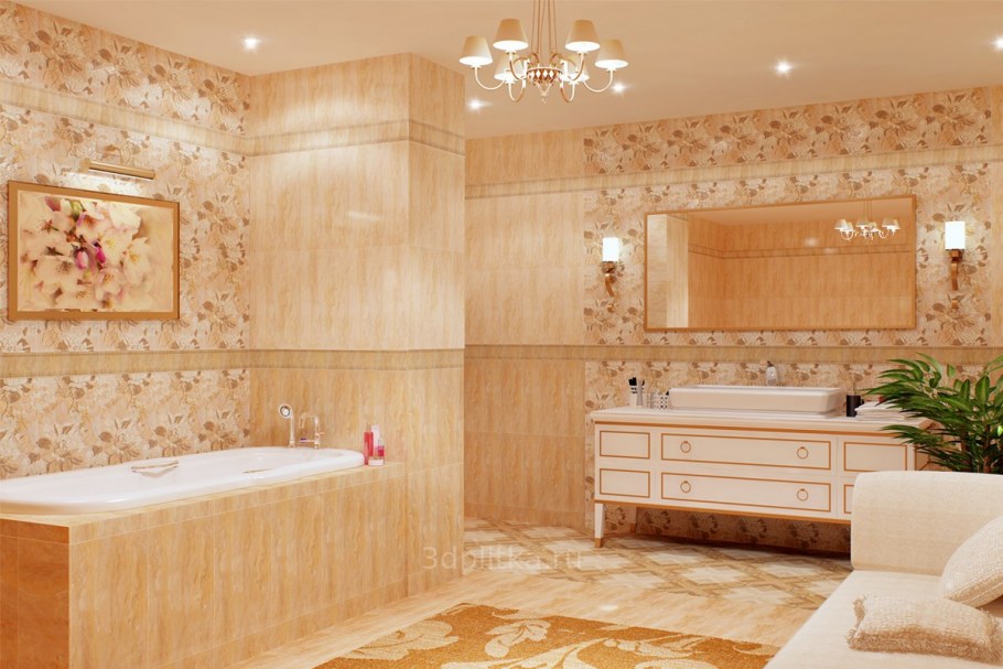 Плитка Cerrol Польша орхидеи