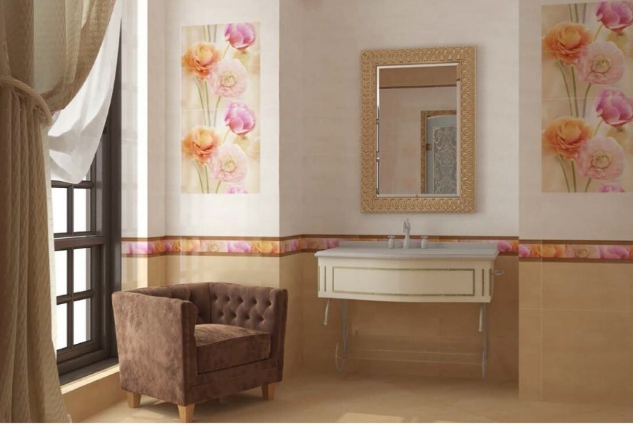 Плитка Лила Уралкерамика