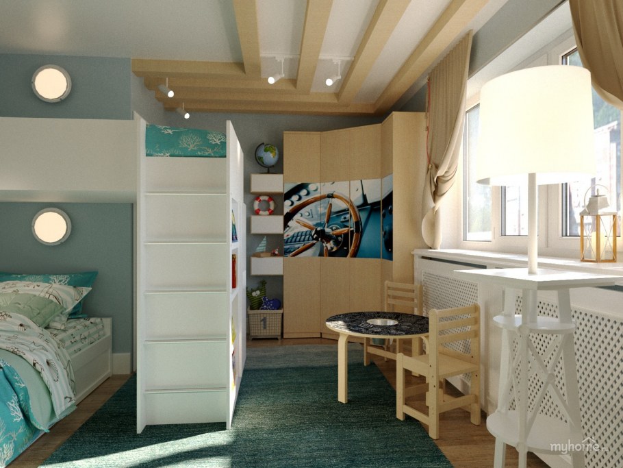 Дизайн квартиры для семьи с двумя детьми