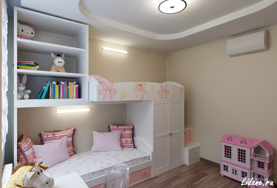 Спальня для двух сестер
