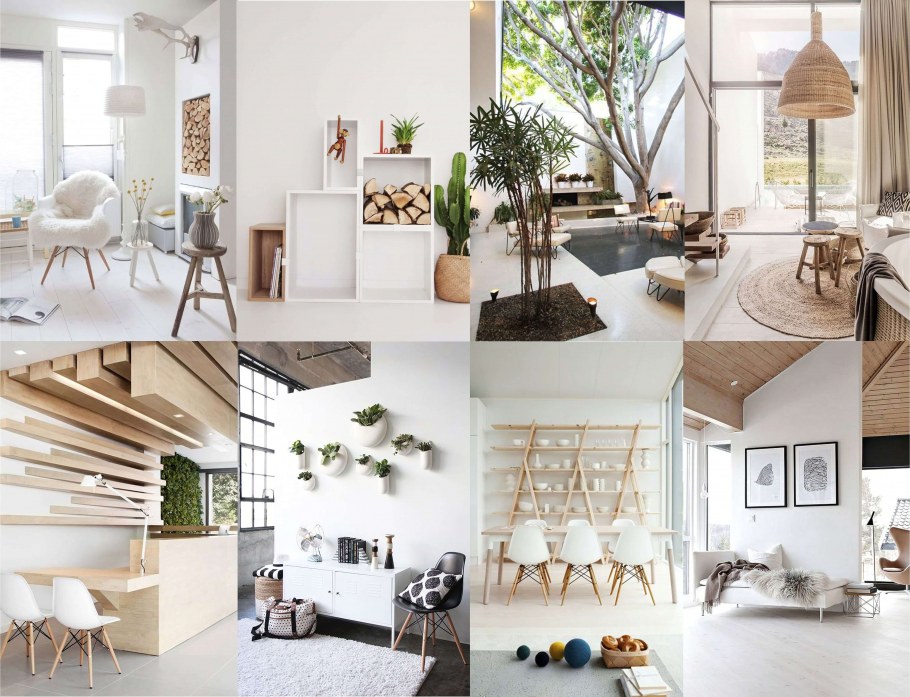 Moodboard Скандинавский стиль