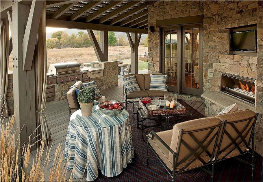 Летняя веранда на даче