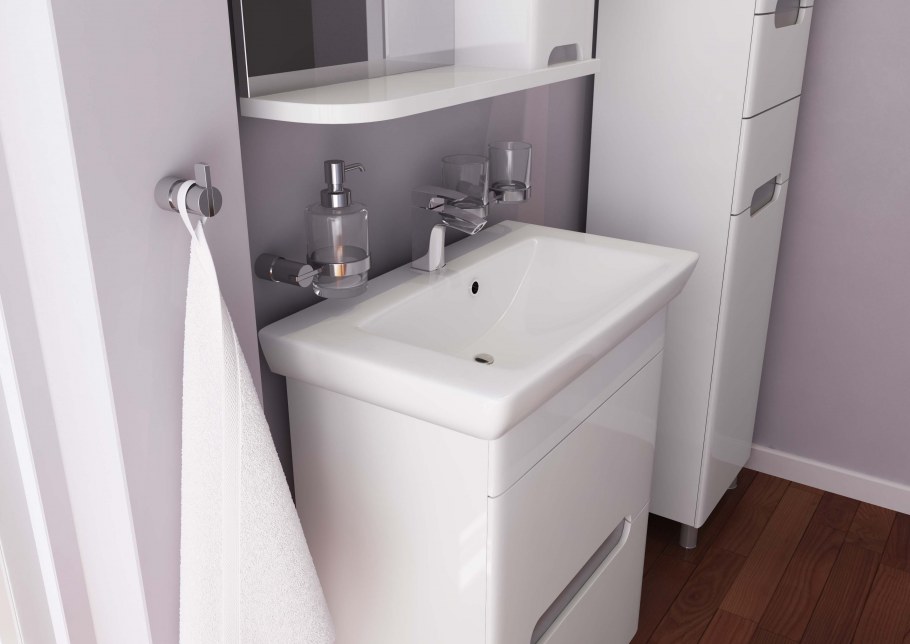 Раковина в туалет длинная