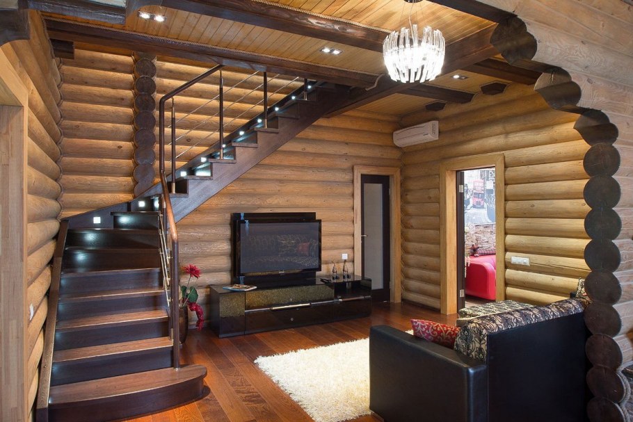 Деревянный дом оцилиндровка из оцилиндрованного