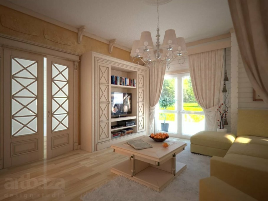 Студия с раздвижной перегородкой