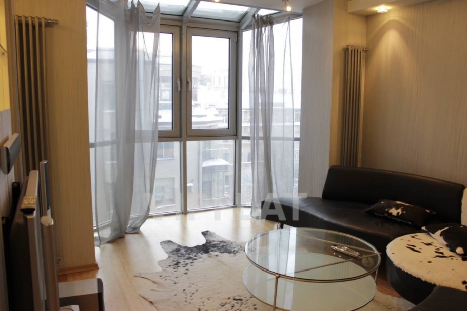 Перегородка арка между кухней и гостиной