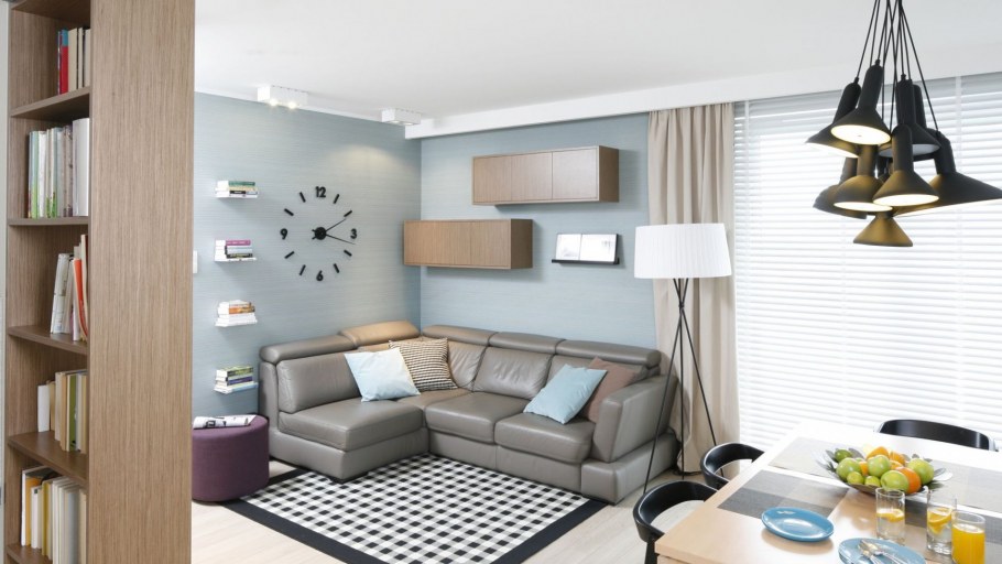 Гостиная в однокомнатной хрущевке