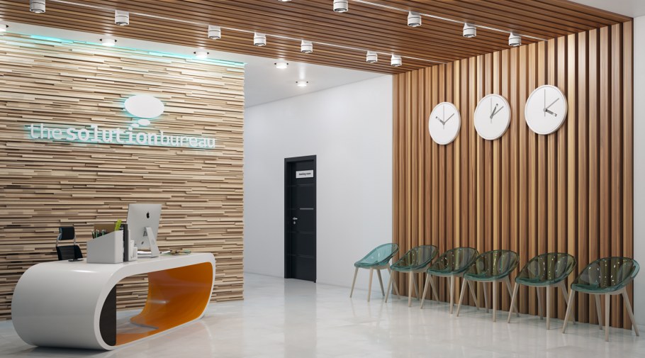 Ресепшен в эко стиле