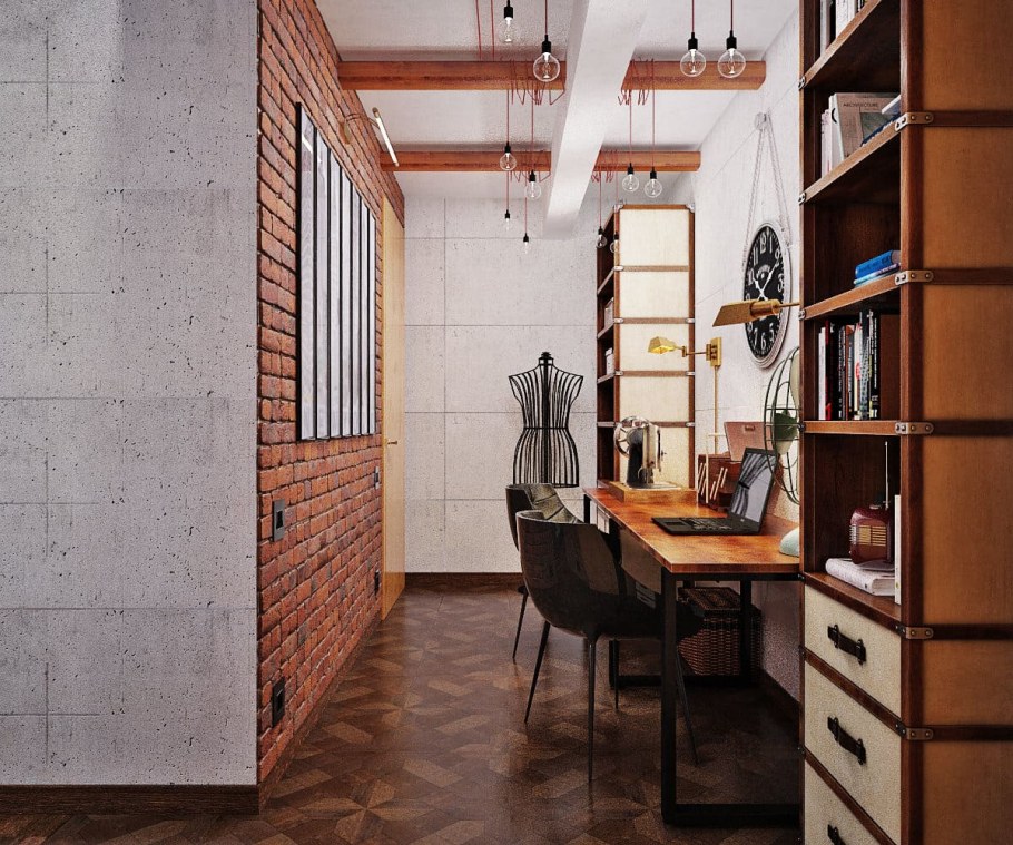 Офис в стиле лофт