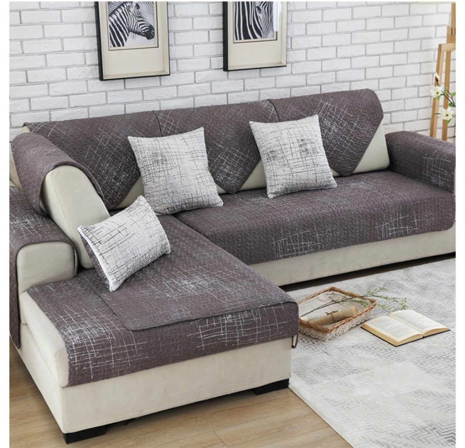 Двухцветный диван