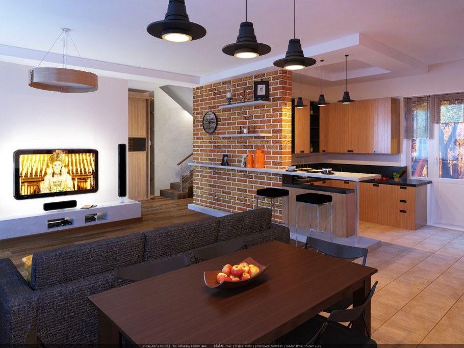 Интерьер таунхауса