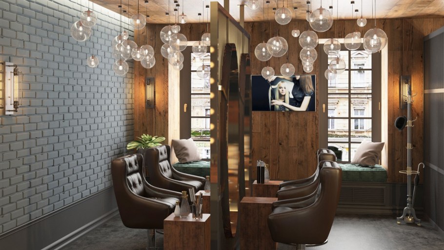 Студия красоты в стиле лофт