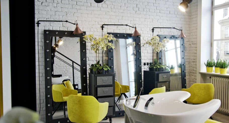 Бьюти студия в стиле лофт