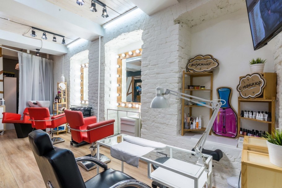 Салон красоты в стиле лофт