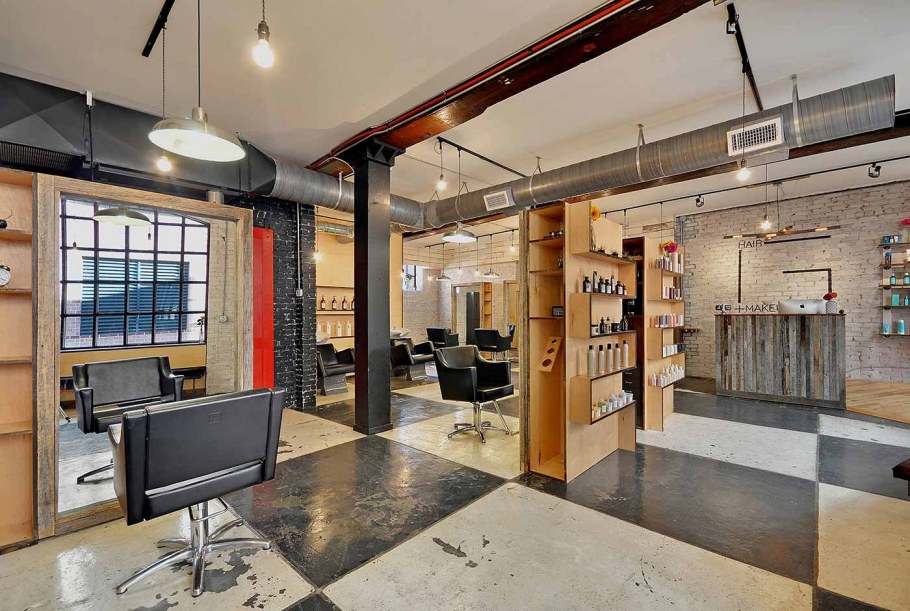 Студия красоты в стиле лофт