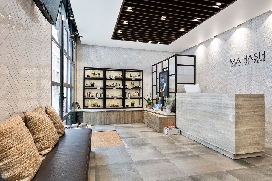 Интерьер салона красоты в стиле Фьюжн