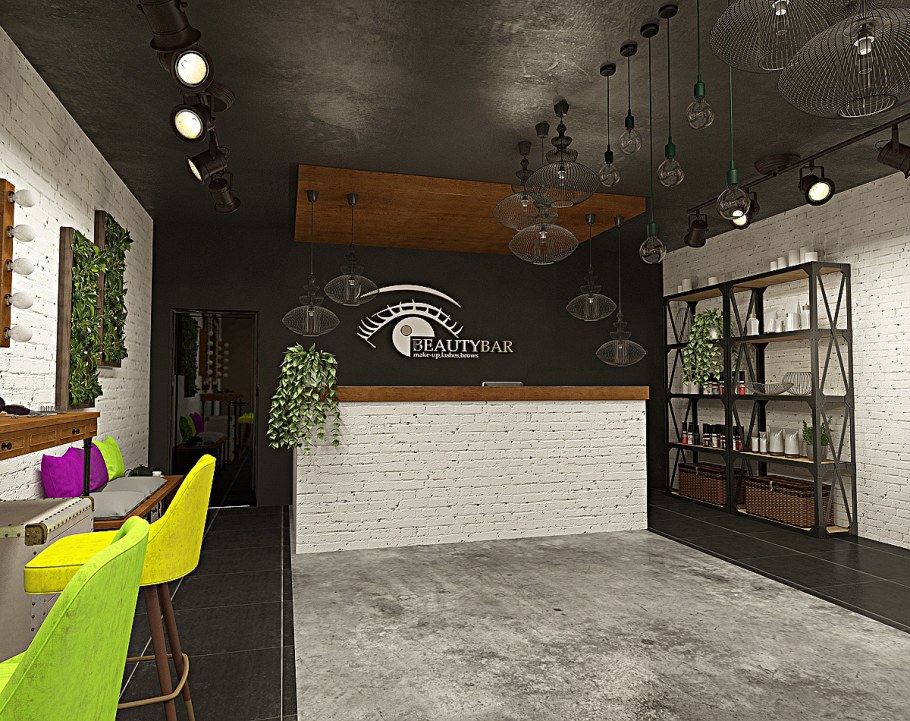 Салон красоты в стиле лофт