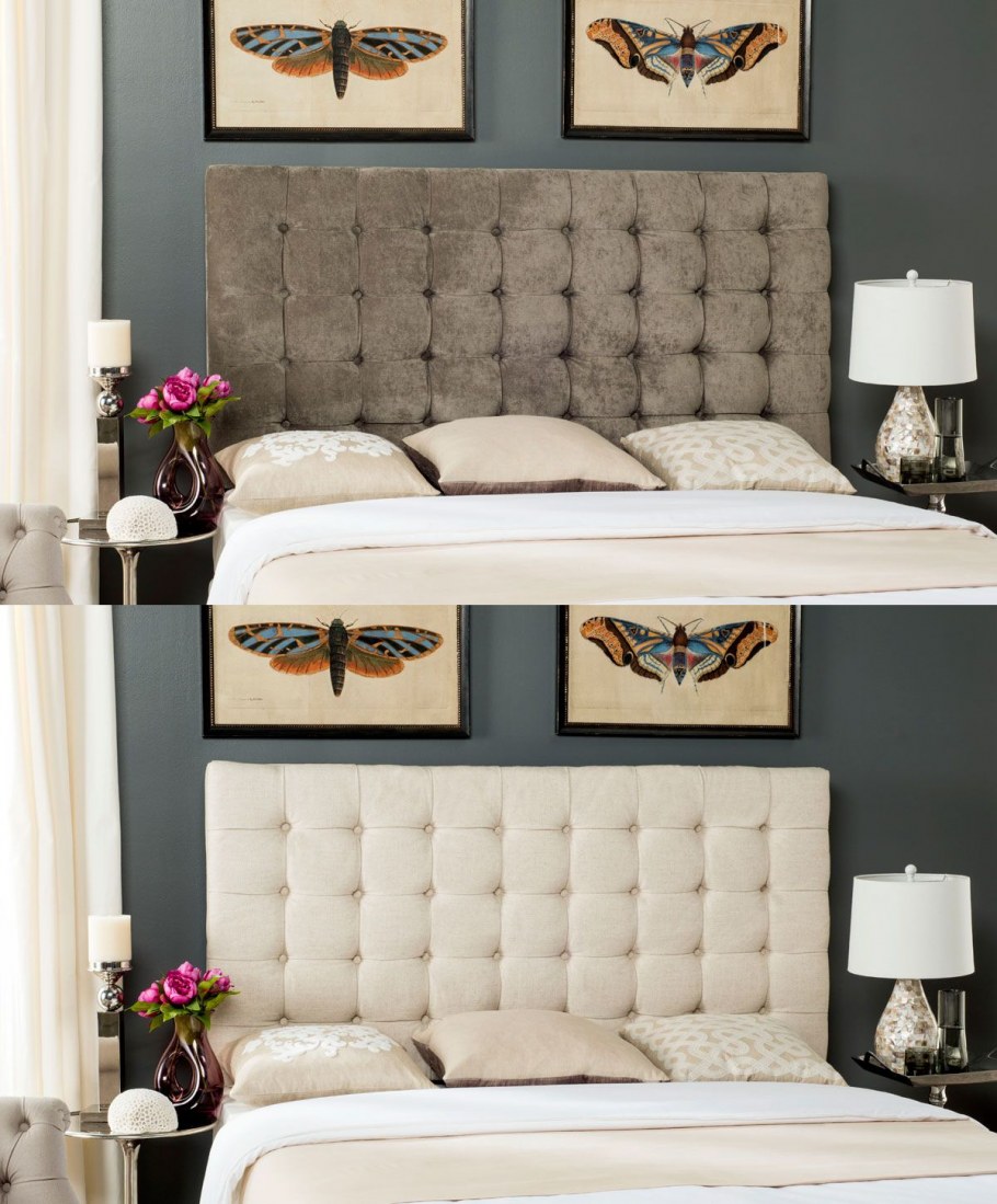 Кровать с изголовьем с кубиками