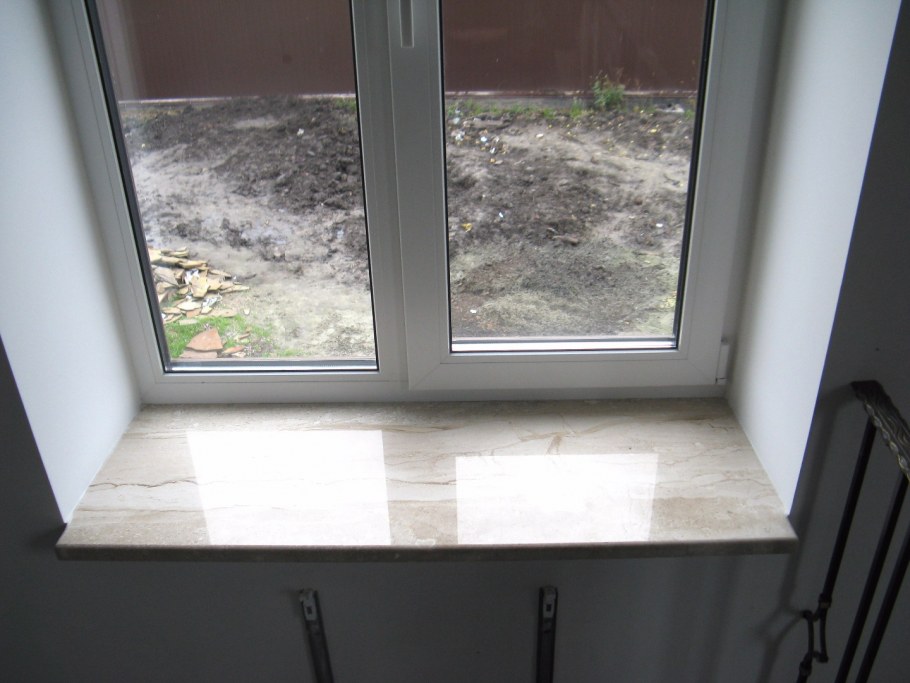 Подоконник из мрамора 20 мм