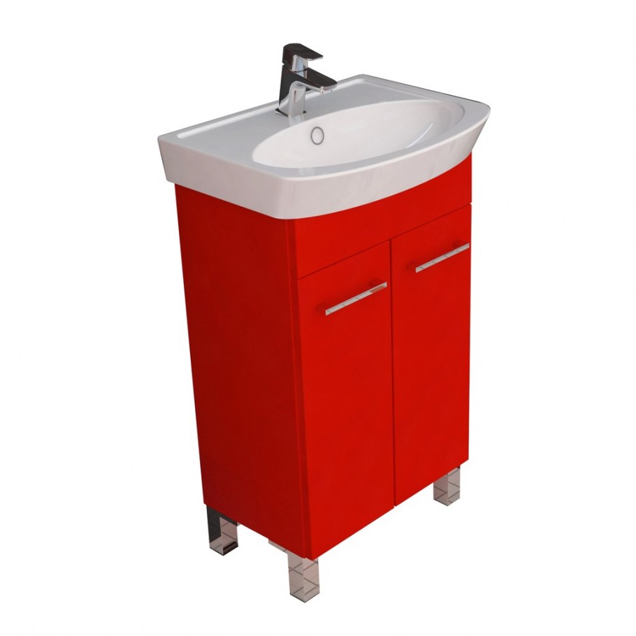 Раковина в ванную с тумбой 50см