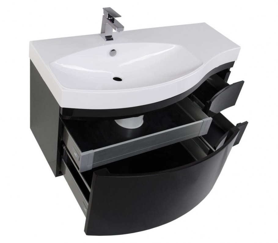 Тумба с раковиной Aquanet сопрано 95