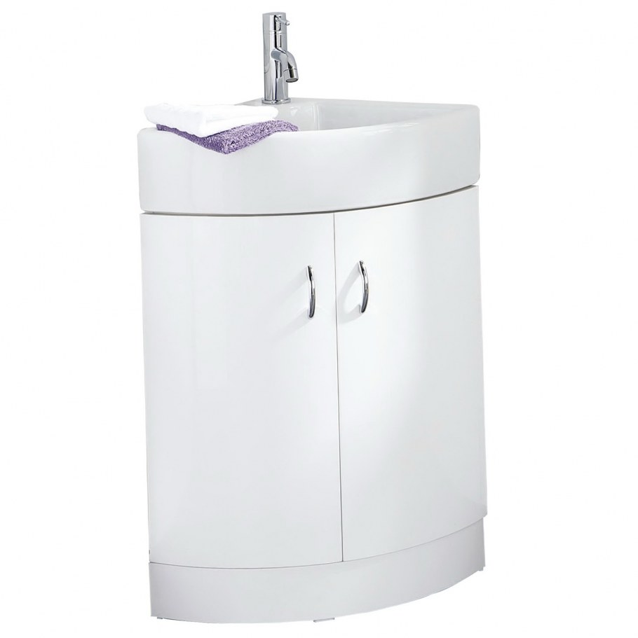 Умывальник в туалет маленький с тумбой