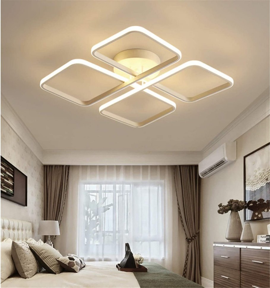 Квадратные люстры для натяжных потолков