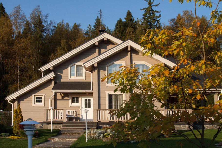 Красивый дом сайдинг
