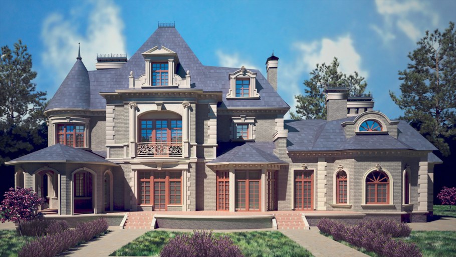 Французское Шато архитектура