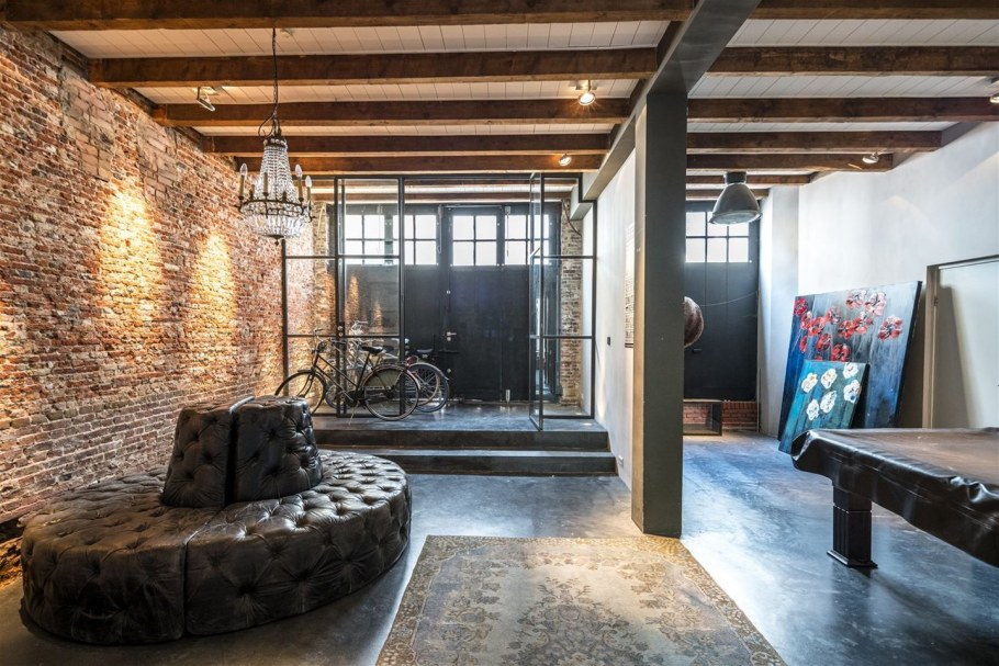 Индустриальный стиль Индастриал интерьер прихожая