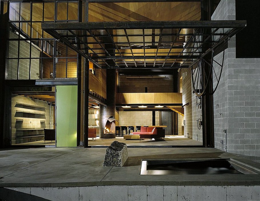 Гараж в Индустриальном стиле