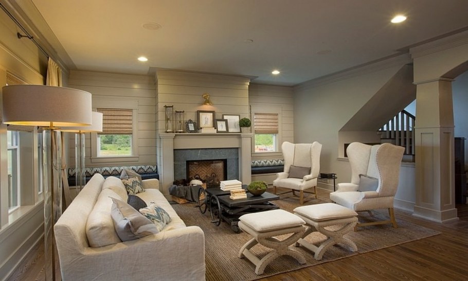 Интерьеры загородных домов в американском стиле