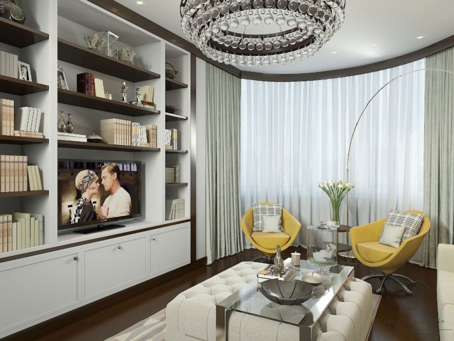 Интерьер гостиной