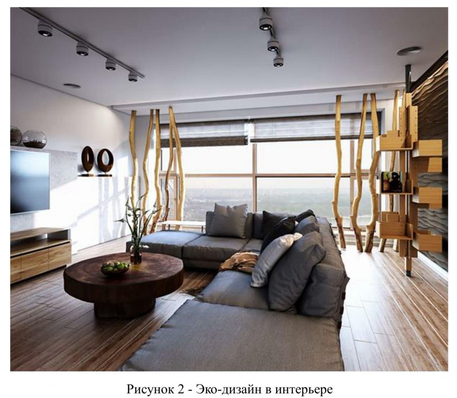 Экостиль в интерьере квартиры