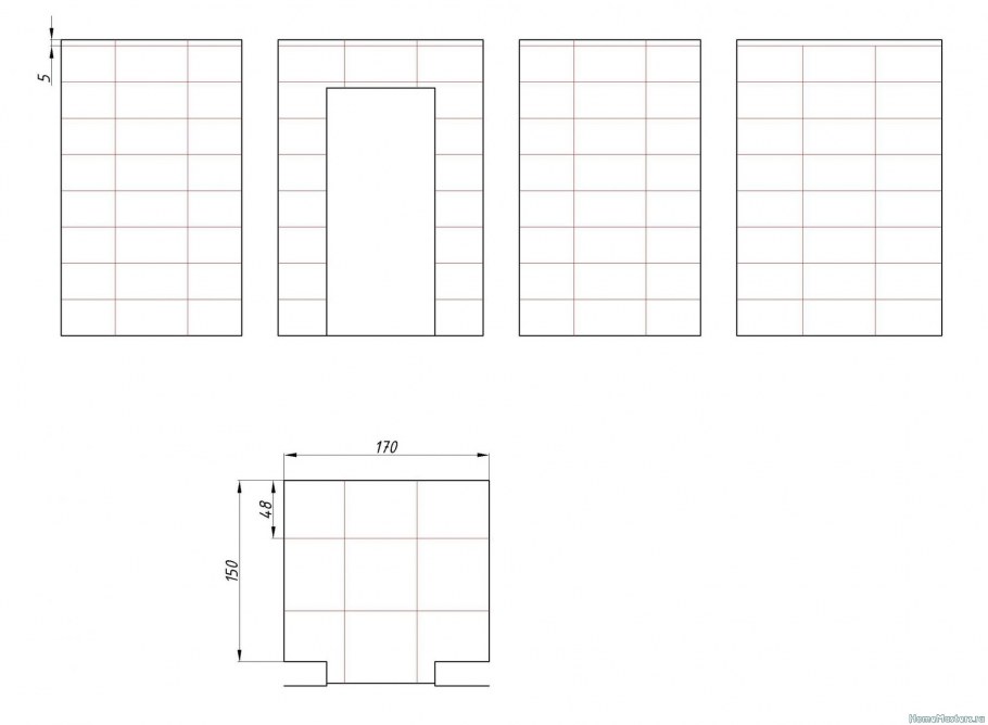 Трим металлический для плитки