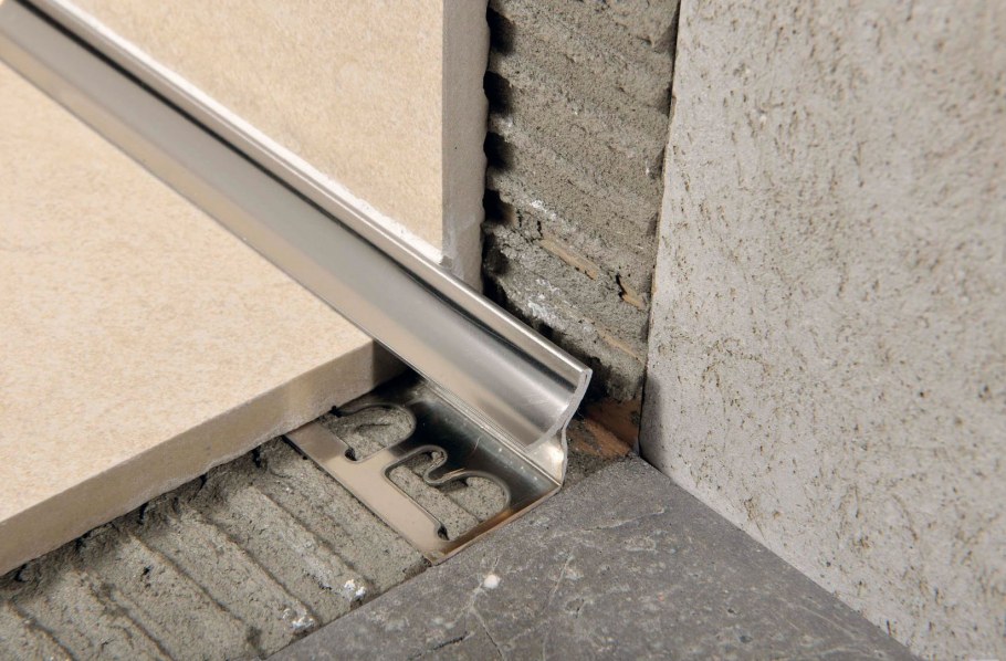 Трим для плитки хром 10 мм