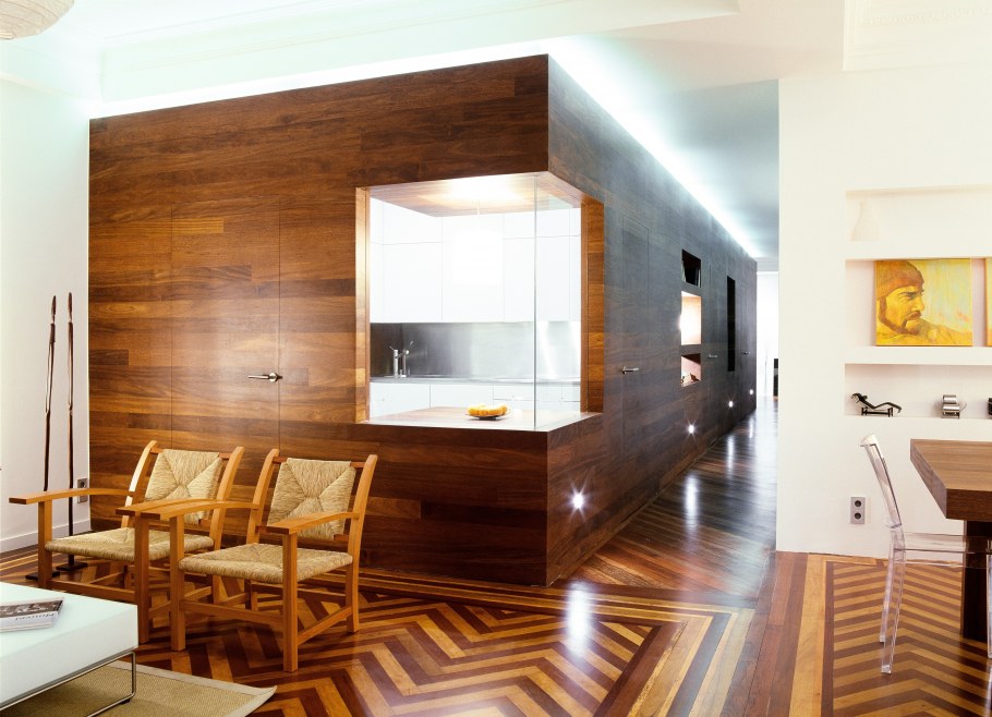 Отделка деревом в интерьере