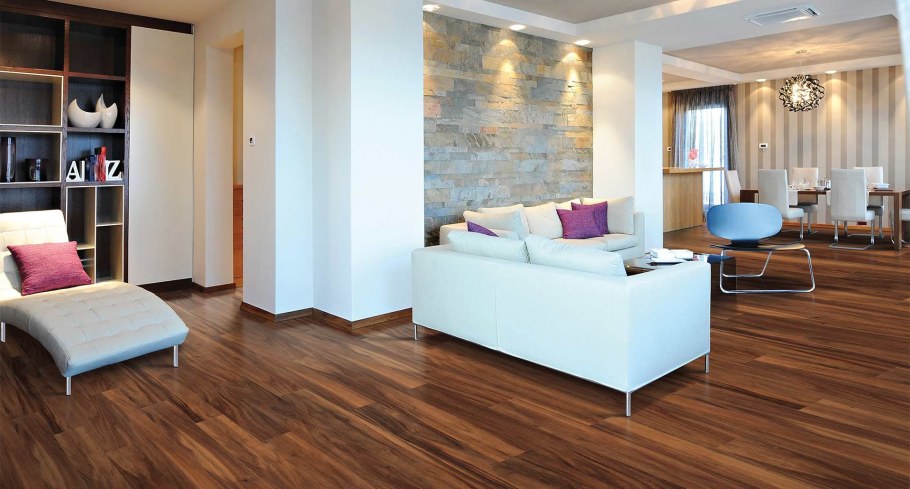 Ламинат красное дерево в интерьере