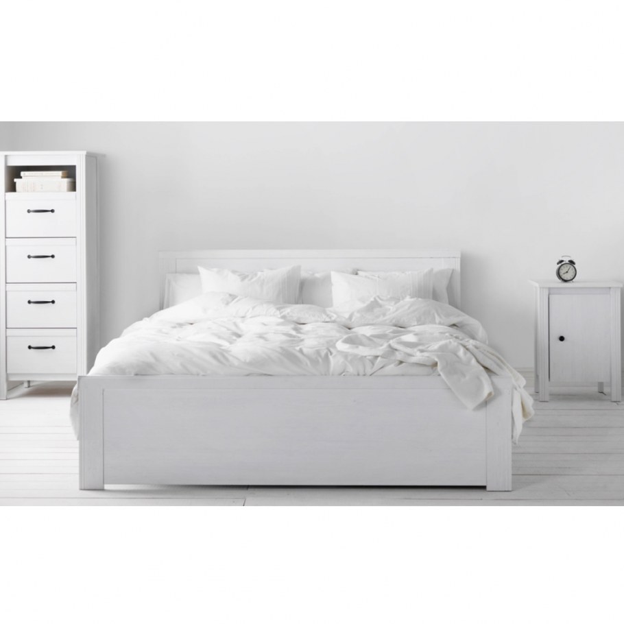 Кровать ikea ХЕМНЭС коричневый