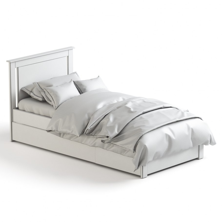 Кровать ikea МАЛЬМ белый