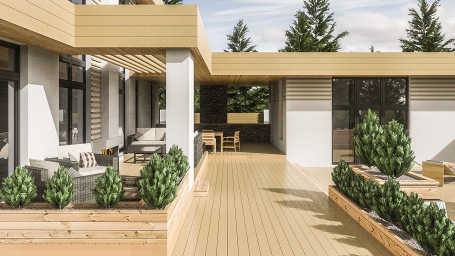 Терраса к дому