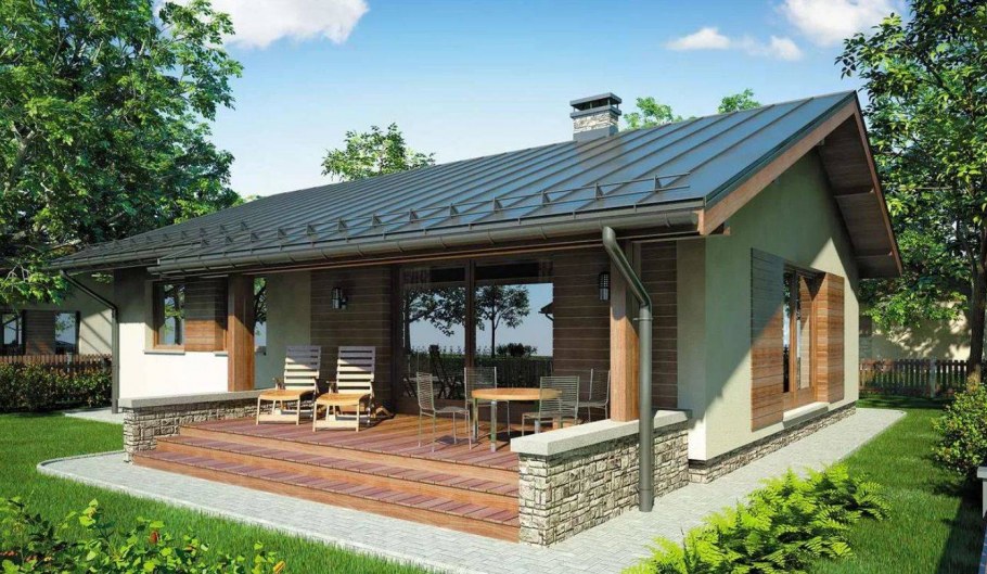 Стеклянный навес над террасой 3d model