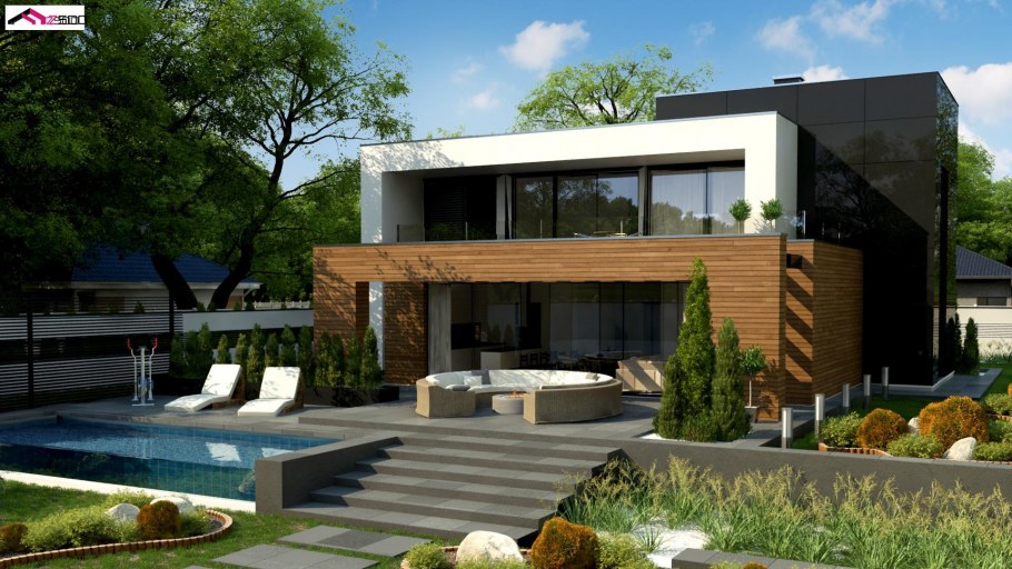 Дом из клееного бруса Альбатрос