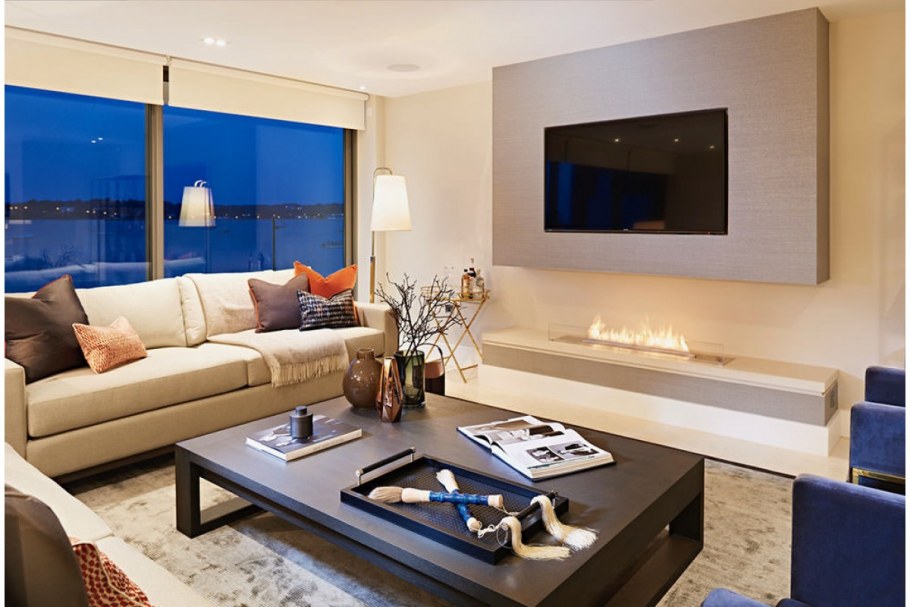 Гостиная в стиле Хай тек