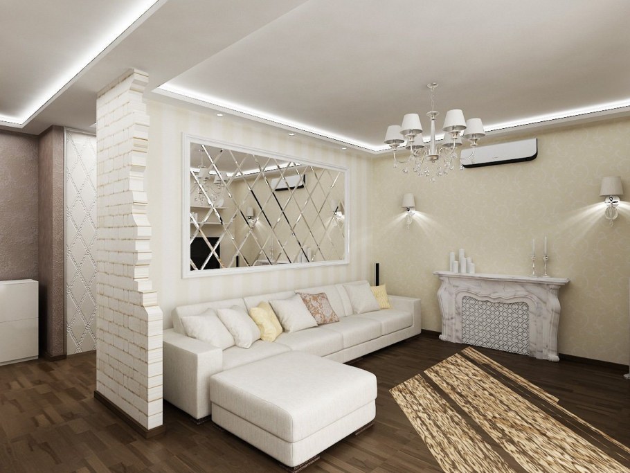 Интерьер в светлых тонах