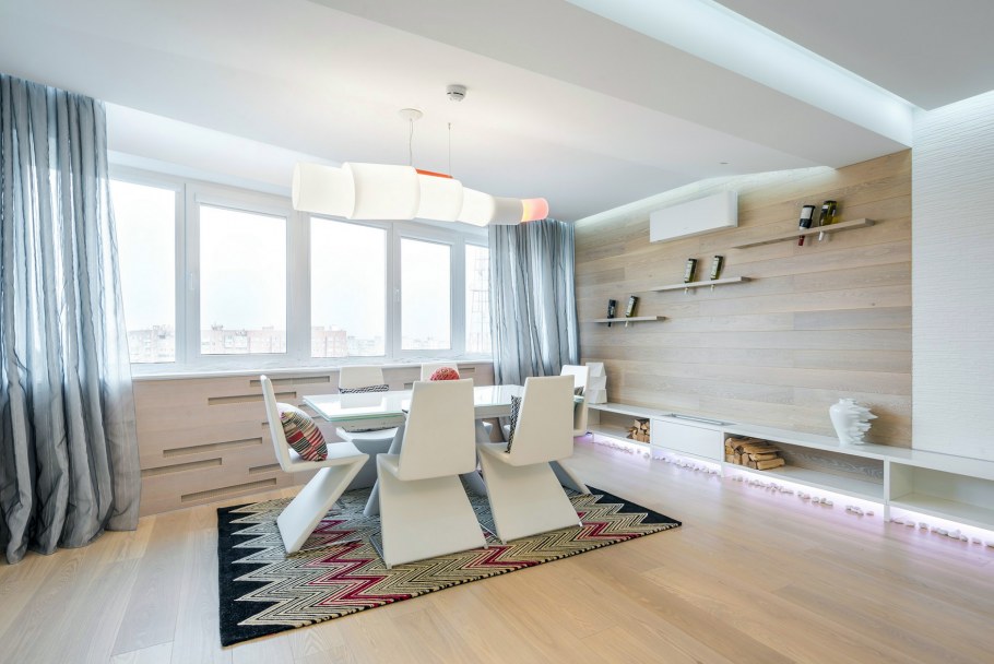 Стильный интерьер в светлых тонах