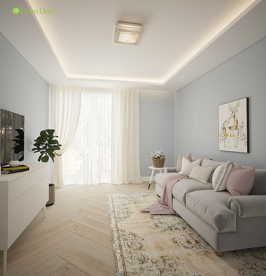 Светлый интерьер