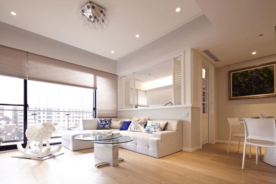 Гостиная-спальня 18м2 икеа