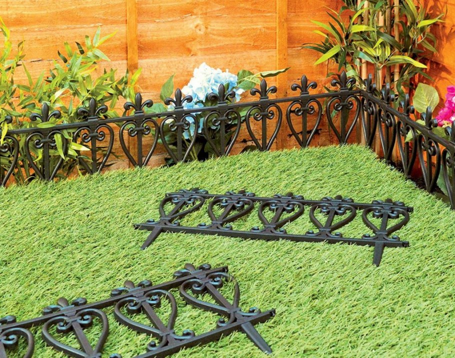 Декоративный заборчик для клумб из дерева