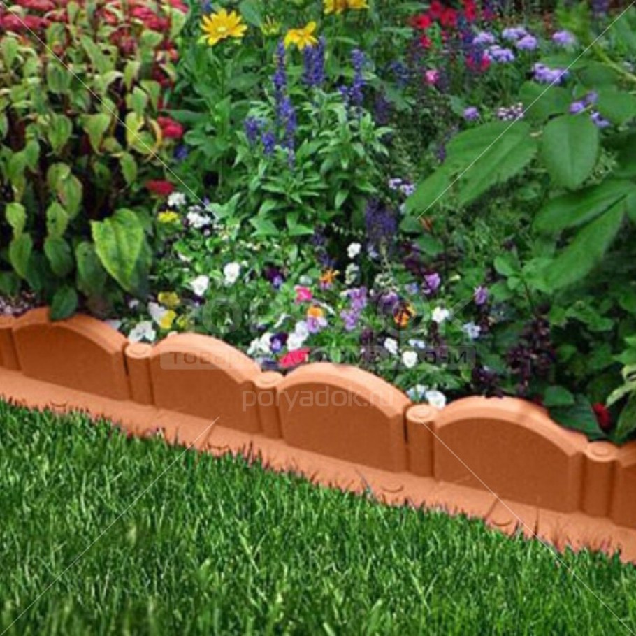 Деревянные ограждения для клумб